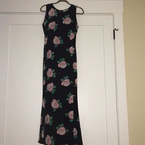 Saks Fifth 100% silk maxi dress